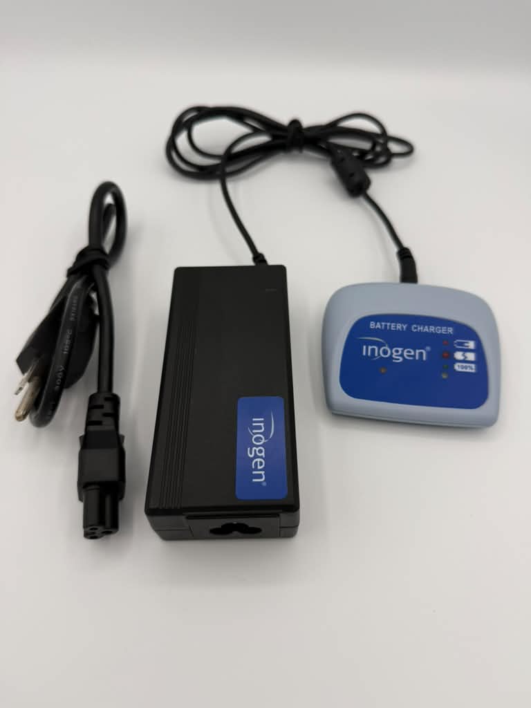 Inogen Rove 4 Package with Single battery, double battery and external battery charger