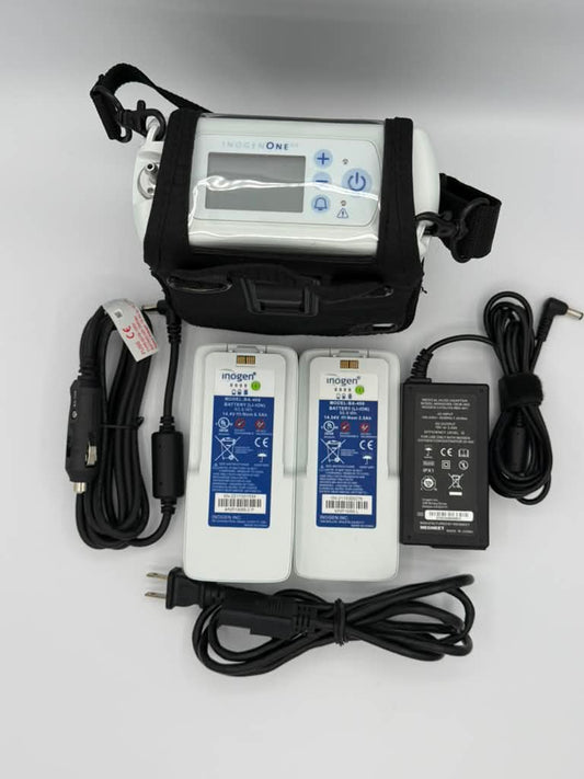 Inogen One G4/OxyGo FIT Package with single and double battery