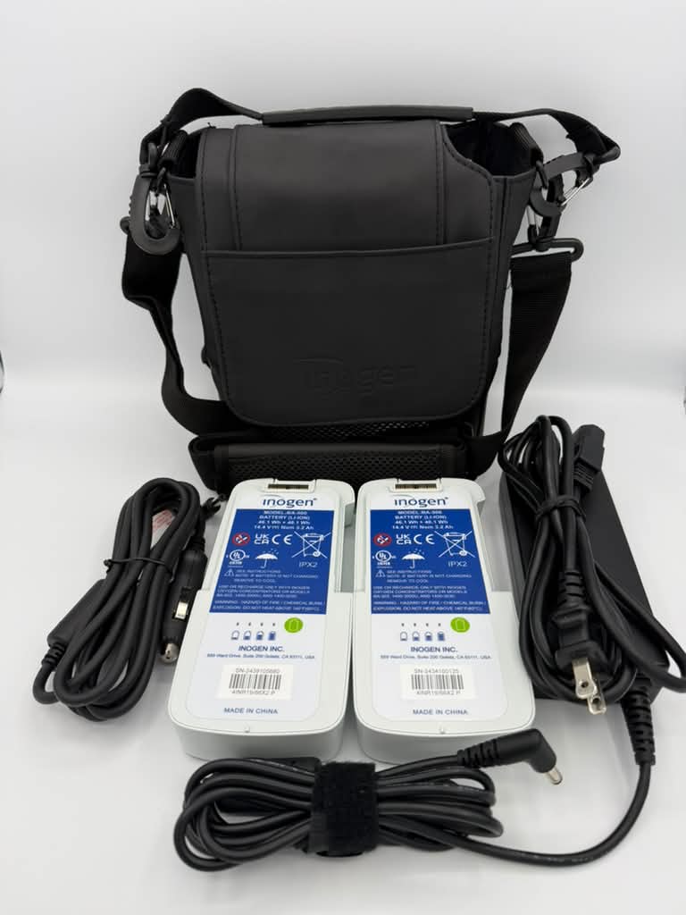 Inogen One G5 Package with 2 single batteries