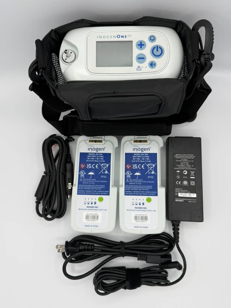 Inogen One G5 Package with 2 single batteries