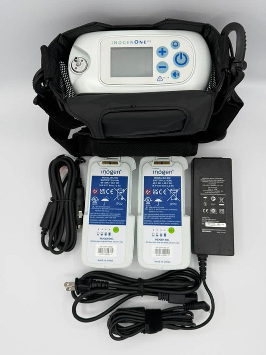Inogen One G5 Package with 2 single batteries