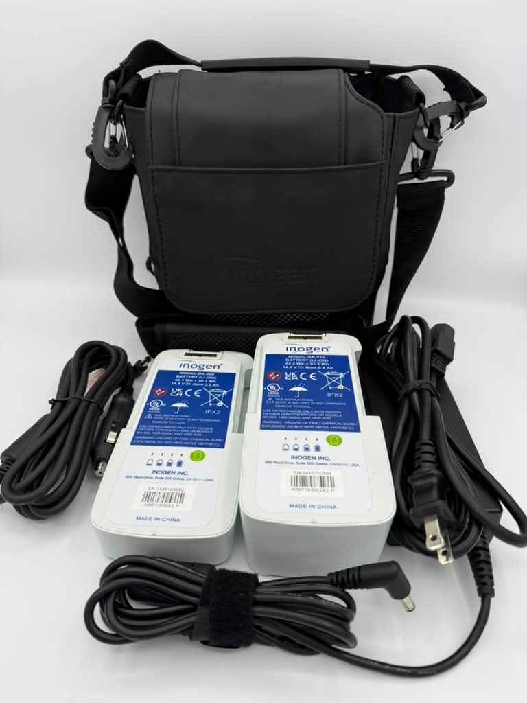 Inogen One G5 Package with single and double battery