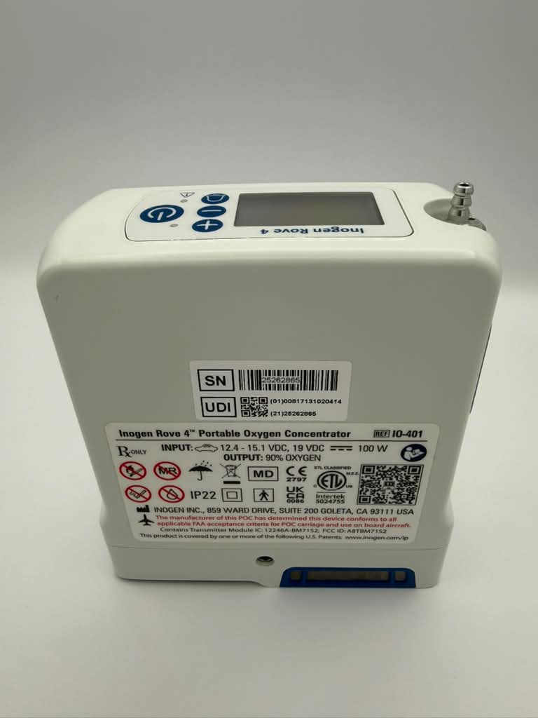 Inogen Rove 4 Package with a single battery