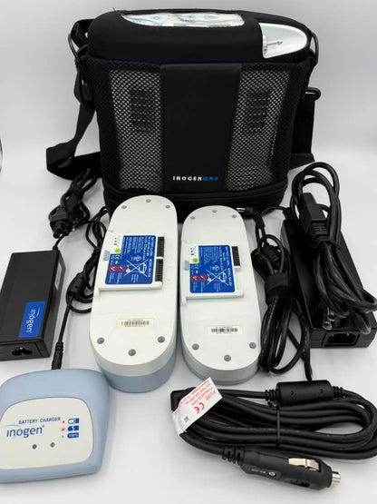 Inogen One G3/OxyGo Package with Single battery, double battery and external battery charger