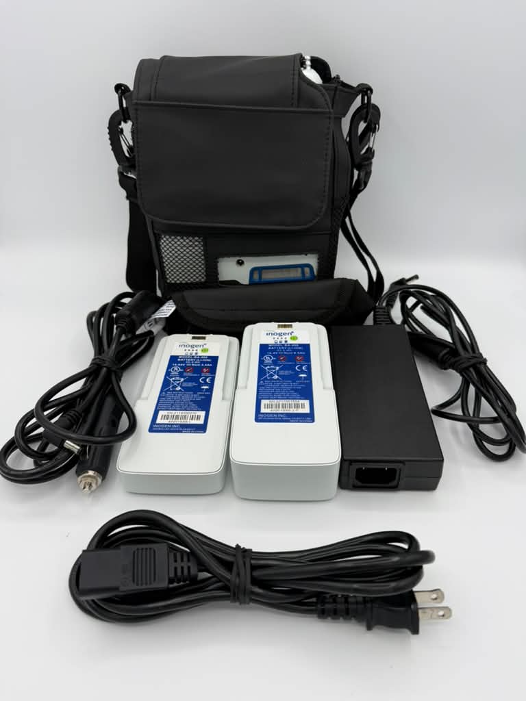 Inogen Rove 4 Package with single and double battery