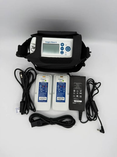 Inogen Rove 4 Package with single and double battery