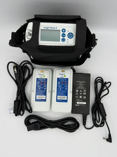 Inogen Rove 4 Package with with 2 single batteries