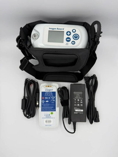 Inogen Rove 6 Package with a single battery